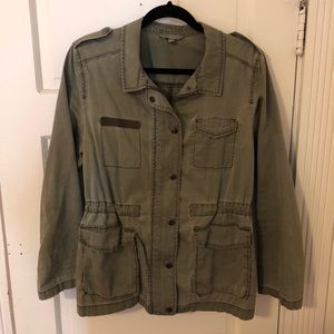 Green utility jacket